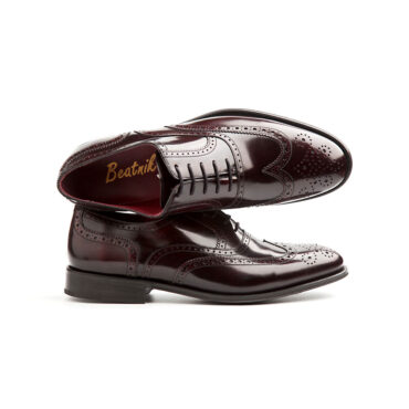 burgundy oxfords mens