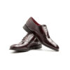 Red Oxford shoes for men Beatnik Holmes by Beatnik Shoes