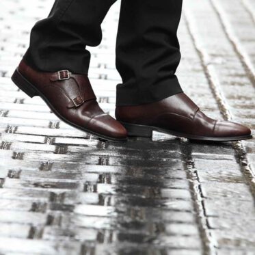 Zapato monk strap de dos hebillas marrón para hombre Lamantia Brown Hecho a mano en España por Beatnik Shoes