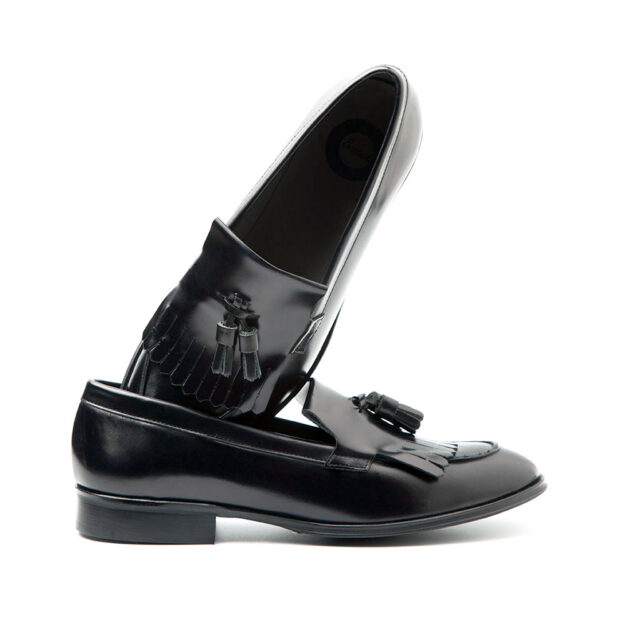 Tammi mocasines negros de mujer por Beatnik Shoes