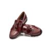 Mocasines flecos y borlas Henry burgundy por Beatnik Shoes
