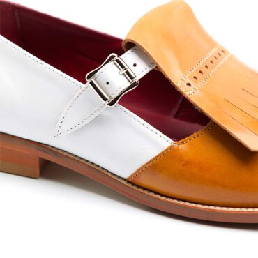 two tone mary jane shoes