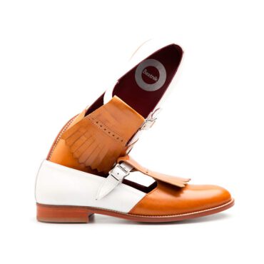 two tone mary jane shoes