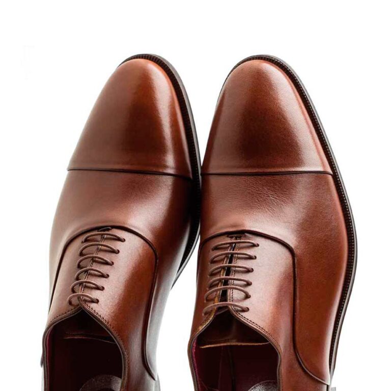 Miller Brown men's brown leather oxford shoe