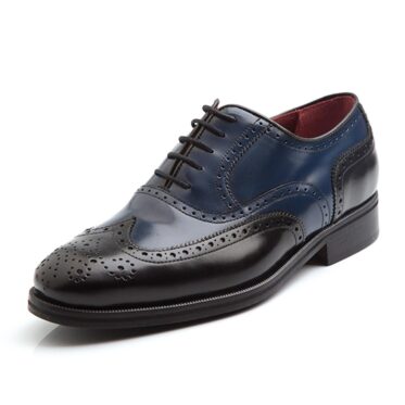 black and blue Oxford shoes for men Holmes