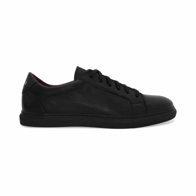 Chaussures Beatnik Harper en cuir noir pour hommes et femmes, fabriquées à la main en Espagne par Beatnik Shoes.