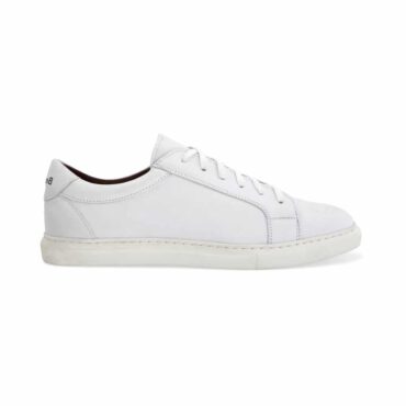 Beatnik Harper white leather trainers business casual for men and women Handmade in Spain by Beatnik Shoes