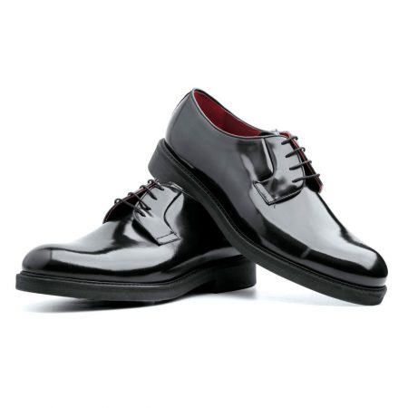 Zapato de Doble Hebilla Marr?�n para Hombre Lamantia