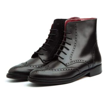 Botas de hombre en piel de estilo clásico británico por Beatnik Shoes