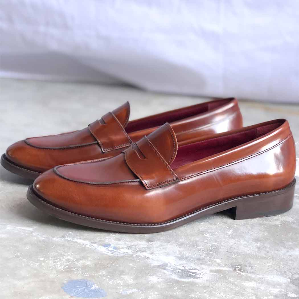 Brown Penny Loafers for Irma Chesnut