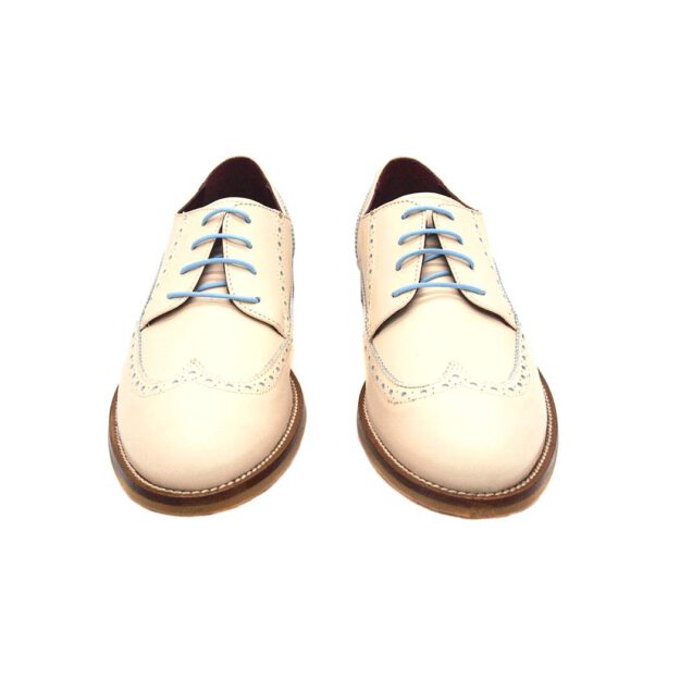 Handmade in Spain beige lace-up Oxford Style shoes for women Beatnik Ethel Beige