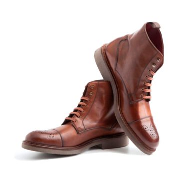 Bota marrón de hombre con cordones Beatnik Truman