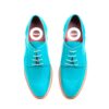 Ethel Aqua Blue Women's Derby Lace-Up Shoes