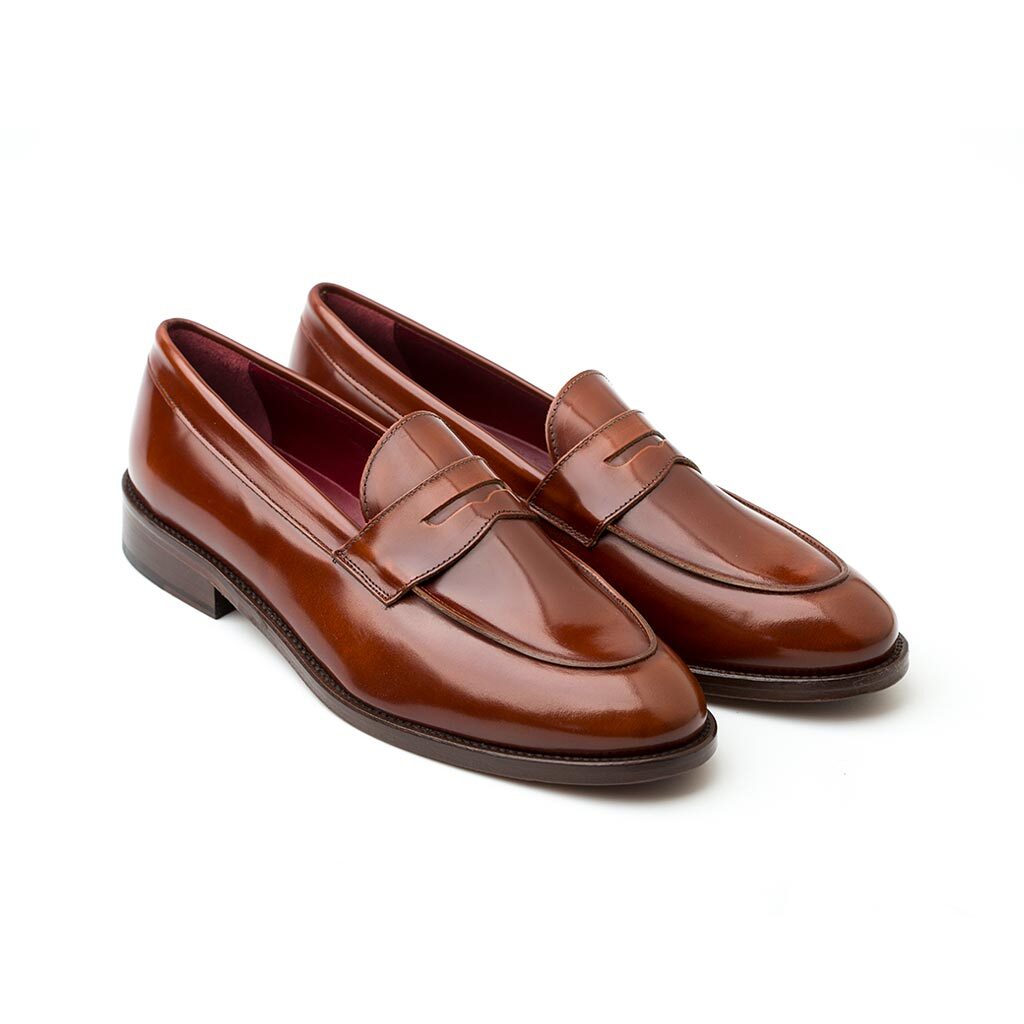 Penny Loafers Marrones Beatnik Irma Chesnut