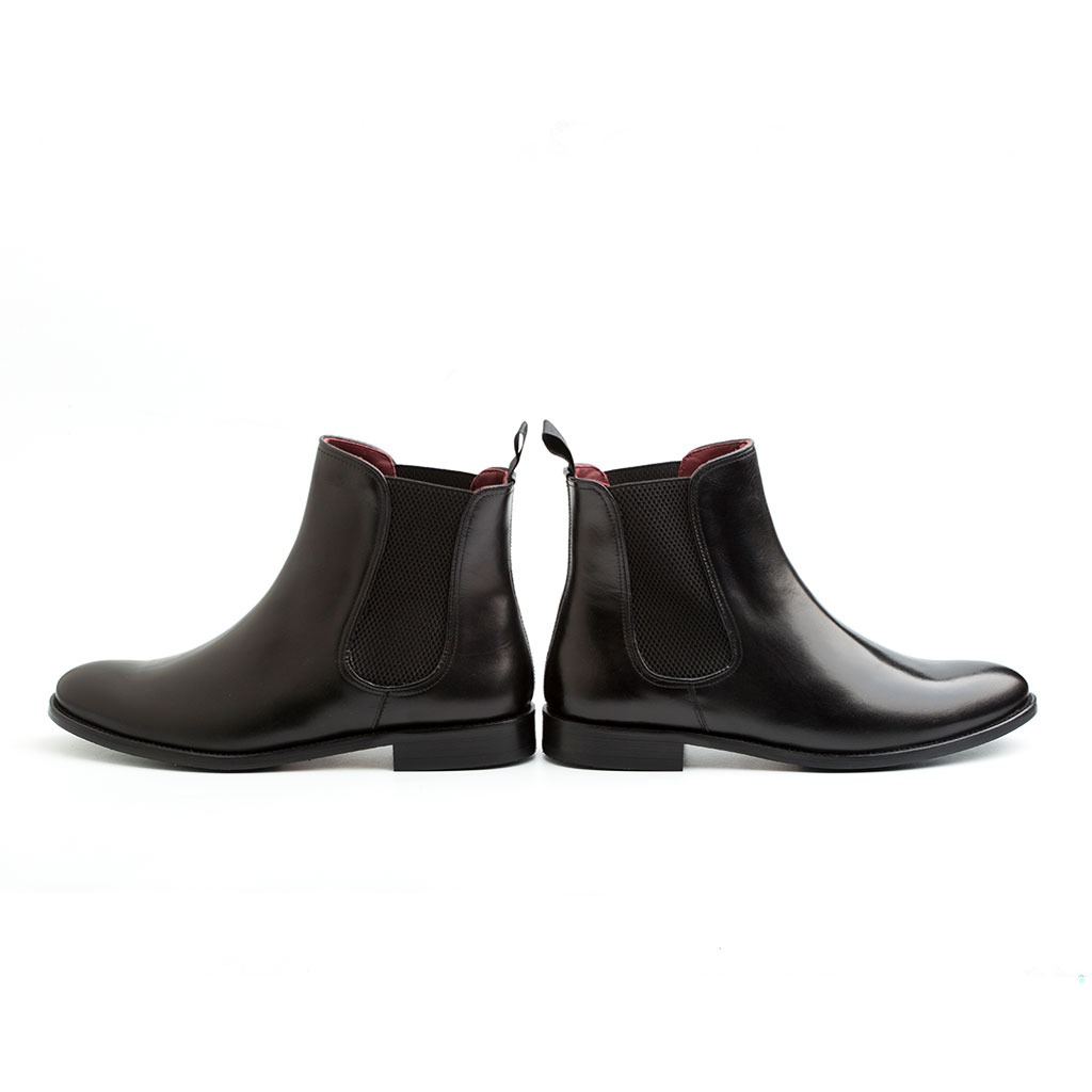 leather Chelsea boots Carla - Total