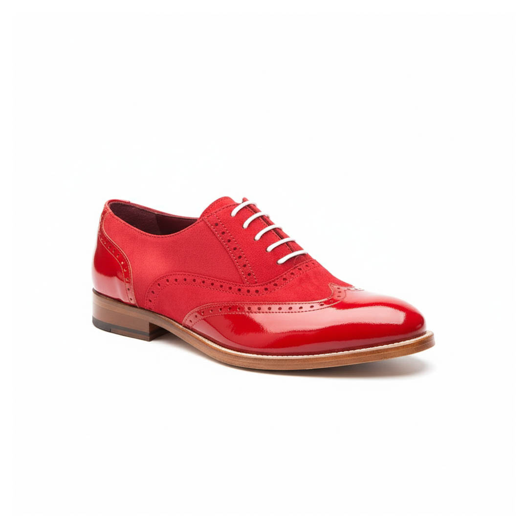 Oxford de mujer Lena Too Red por Beatnik Shoes