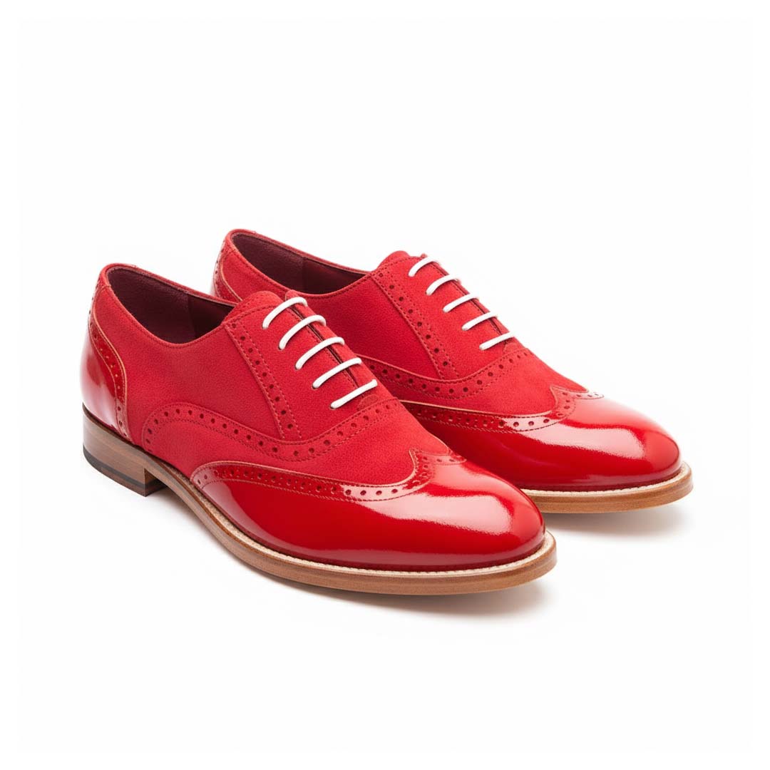 Oxford de mujer Lena Too Red por Beatnik Shoes
