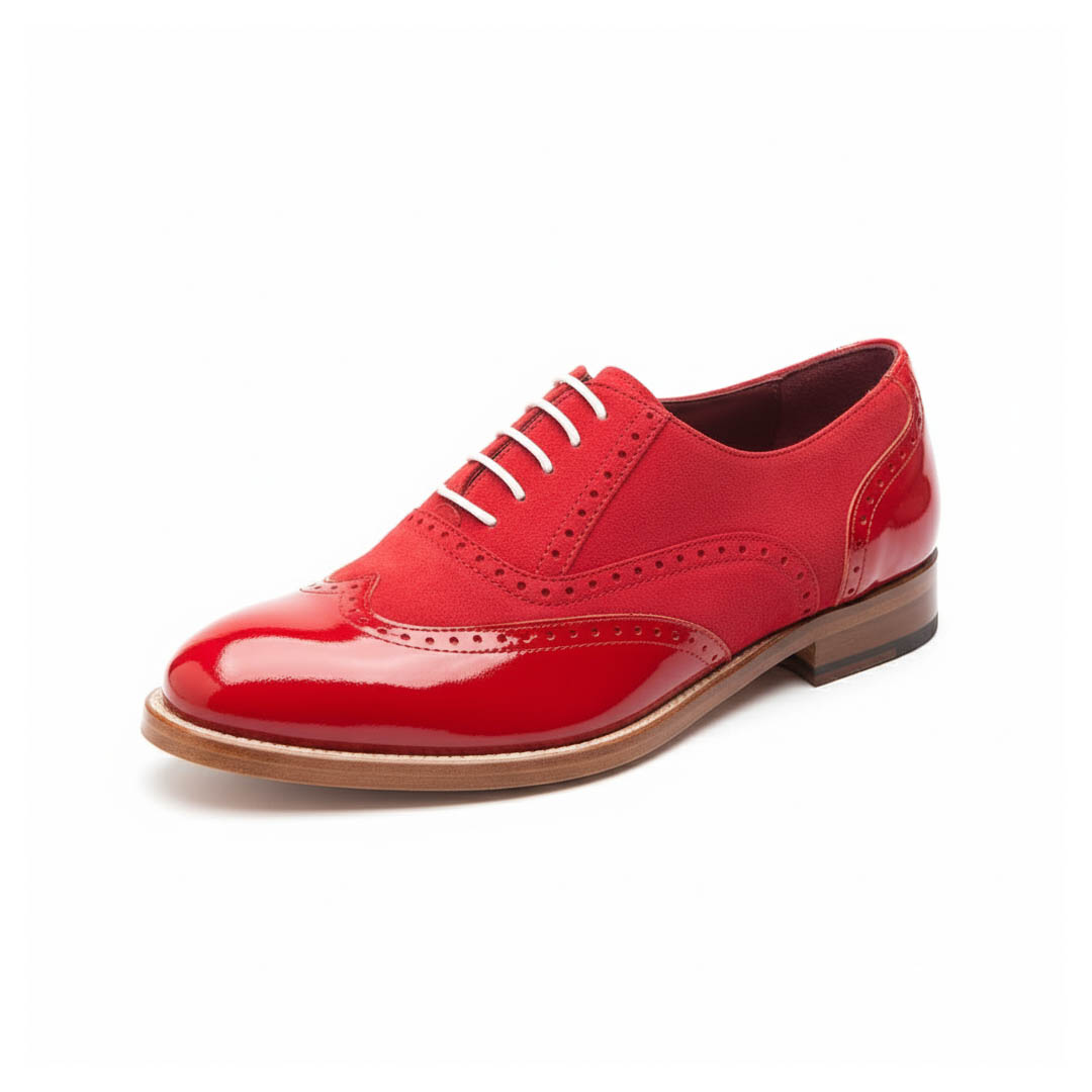 Oxford de mujer Lena Too Red por Beatnik Shoes