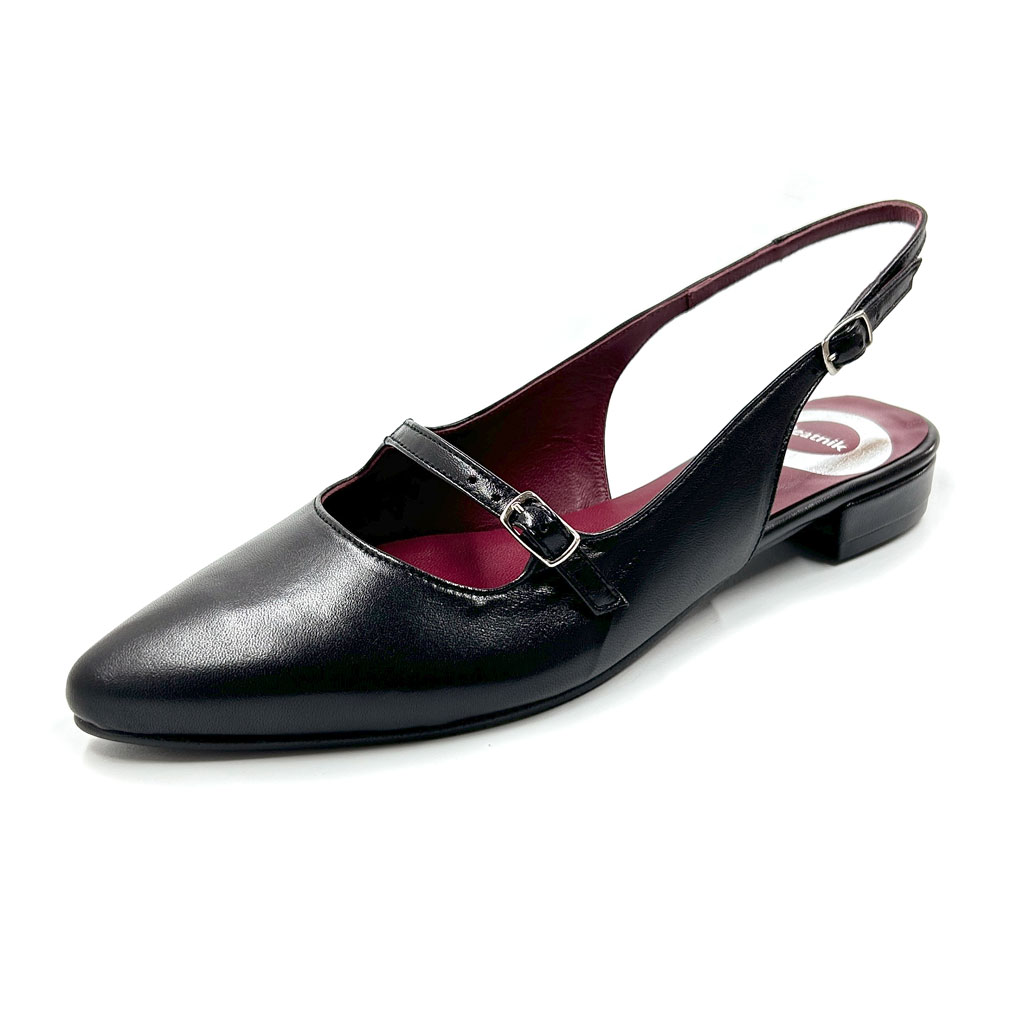 Beige low heel shoes EVA - LUISA TOLEDO comfortable stilettos