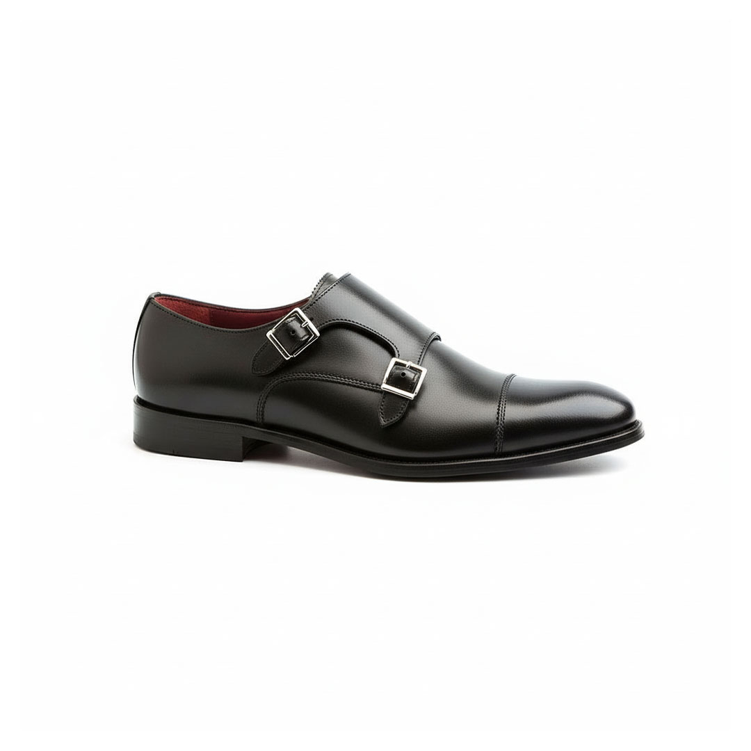 June Monk strap black women's shoe by Beatnik Shoes