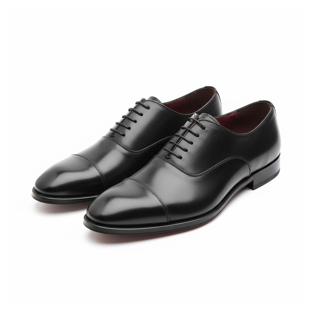 Black Oxford ceremony shoes for men Beatnik Miller by Beatnik Shoes