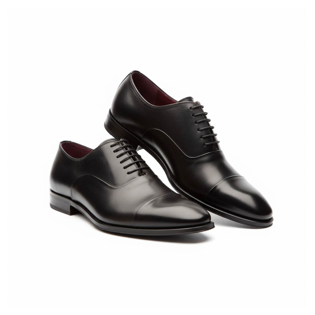 Black Oxford ceremony shoes for men Beatnik Miller by Beatnik Shoes