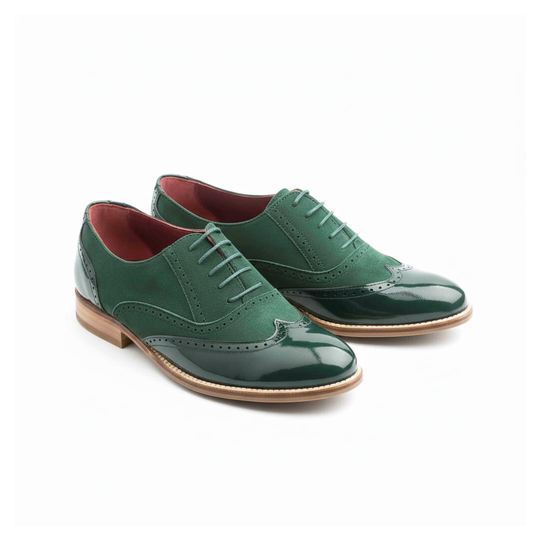 Oxford de mujer Lena Too Green por Beatnik Shoes