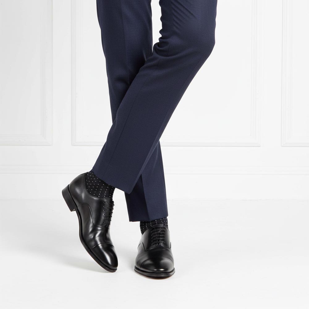 Black Oxford ceremony shoes for men Beatnik Miller by Beatnik Shoes