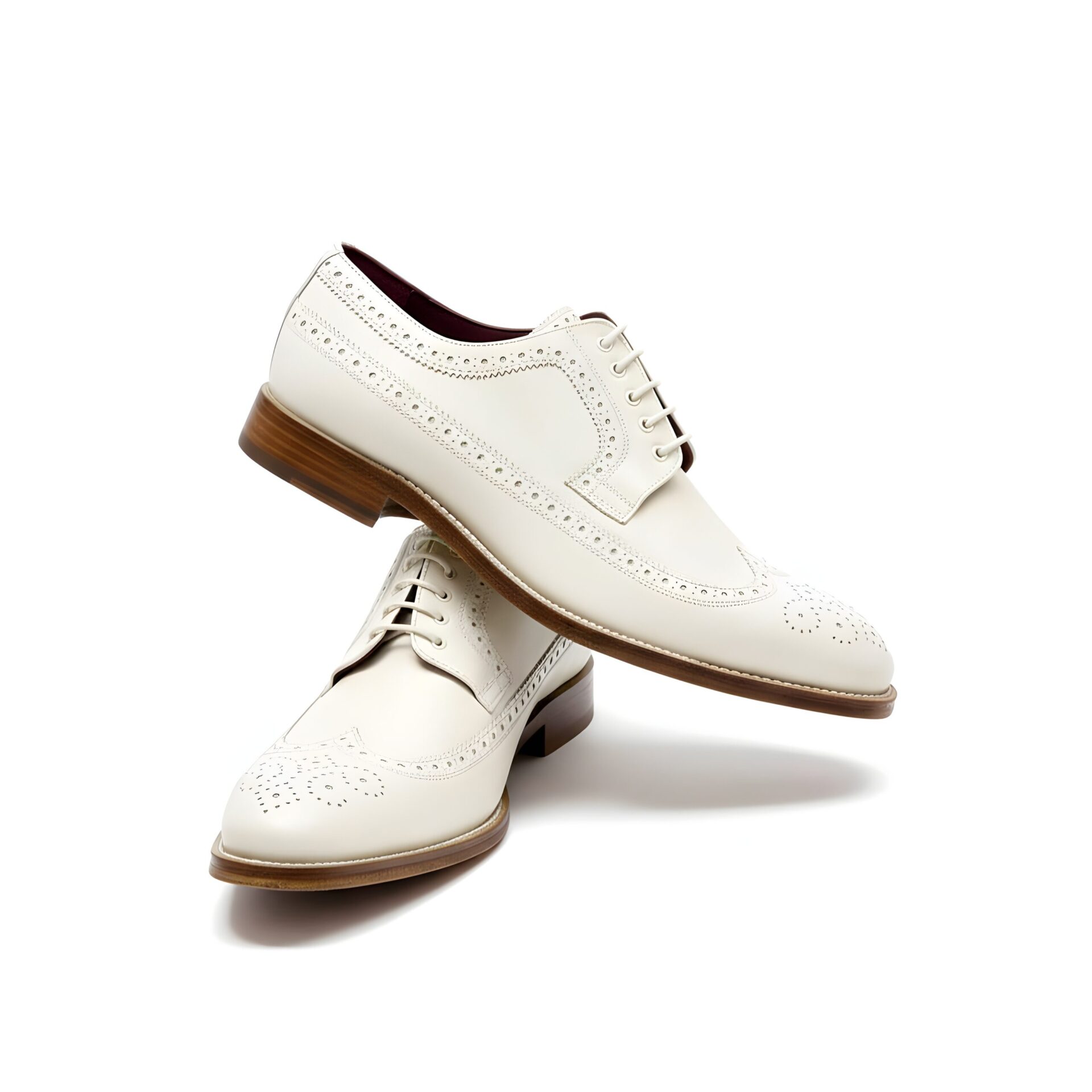 Oxford para hombre en piel crema Beatnik Lucien Beige