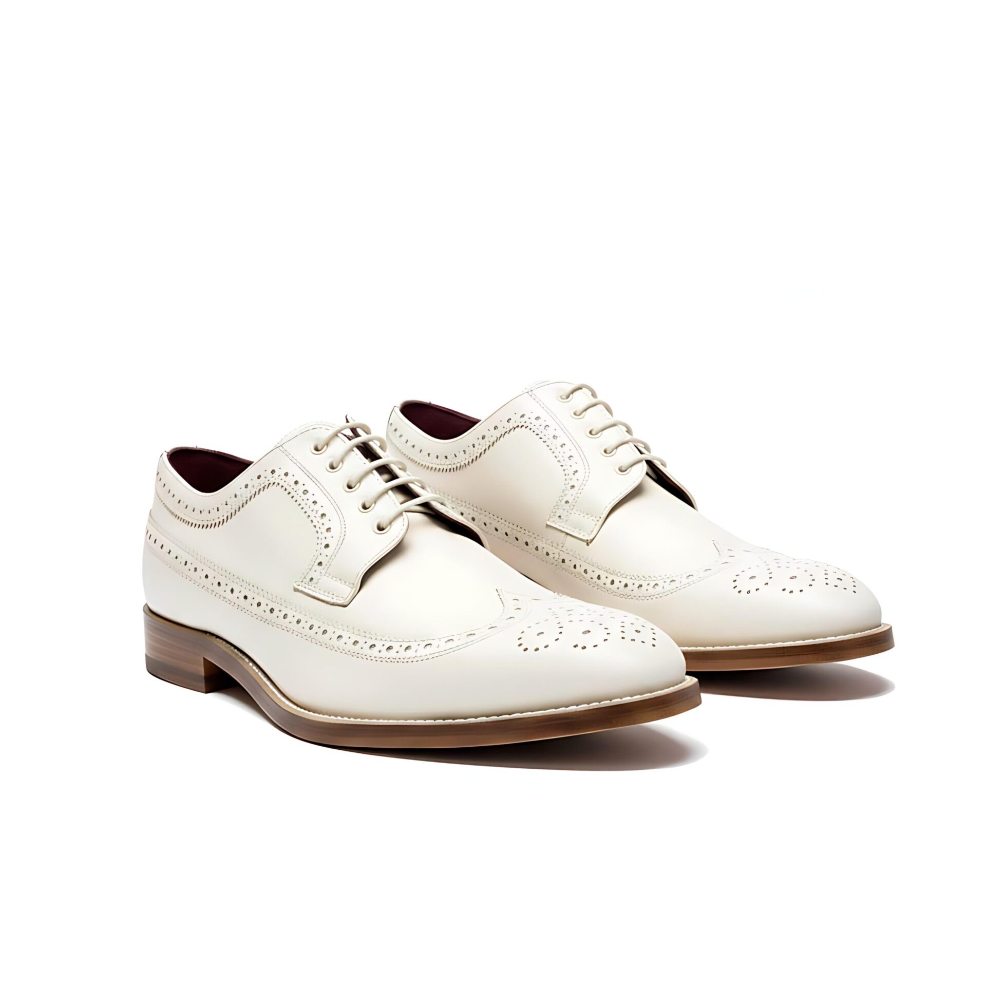 Oxford para hombre en piel crema Beatnik Lucien Beige