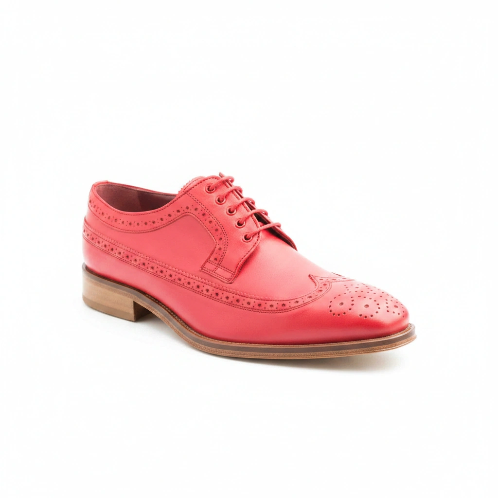 Lucien Cherry Red Chaussures Oxford pour hommes Cherry Red