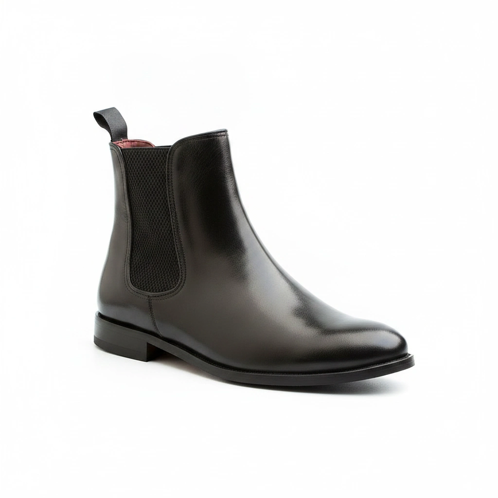 Botas Chelsea de mujer en piel negra Carla