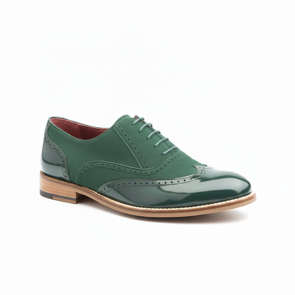 Oxford de mujer Lena Too Green por Beatnik Shoes